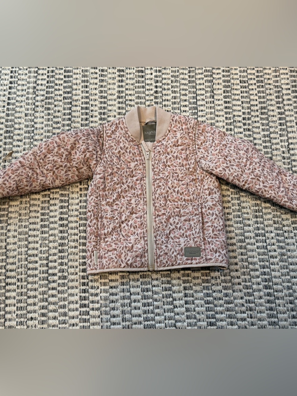 MarMar Copenhagen Floral Quilted Jacket Size 5
